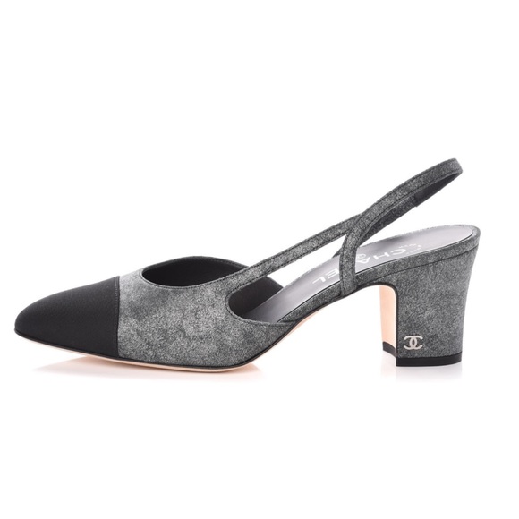 CHANEL Shoes - Chanel Cap Toe Slingback